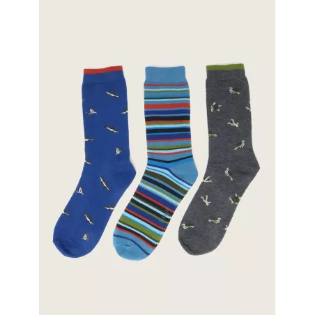 Chaussettes bambou et coton bio Animaux Marin pack