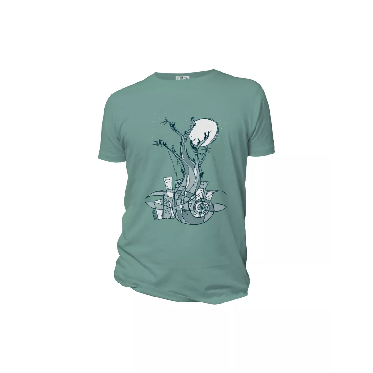 T-shirt coton bio " Un peu d'air" 