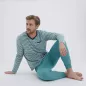 Pyjama ensemble manches longues homme en coton bio