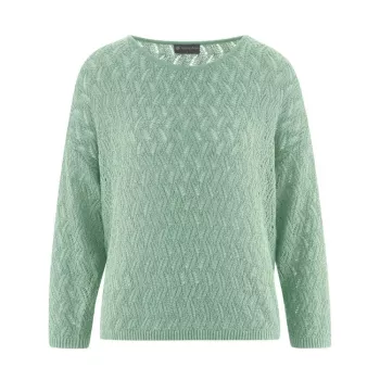 Pullover Chanvre Femme coloris menthe