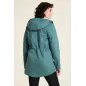 Veste femme verte coton biologique et polyester recyclé