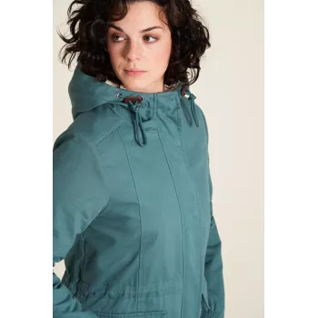 Veste femme green rain coton biologique et polyester recyclé