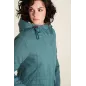 Veste femme verte coton biologique et polyester recyclé