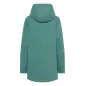 Veste femme verte coton biologique et polyester recyclé