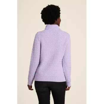 Pull à col roulé chaud Femme