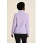 Pull à col roulé chaud pour femme en coton biologique