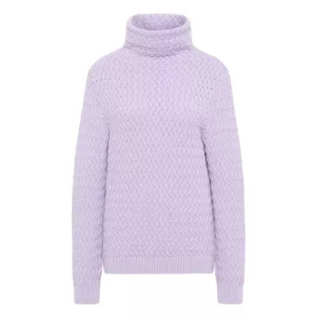 Pull à col roulé chaud Femme