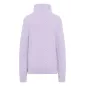 Pull à col roulé chaud pour femme en coton biologique