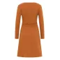 Robe en jersey pour femme, couleur caramel écoresponsable