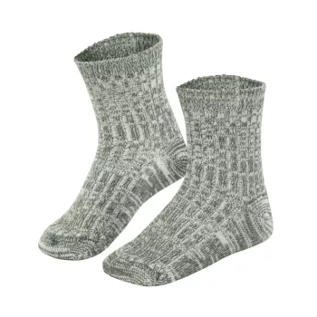 Chaussettes couleur olive laine et coton bio olive enfant