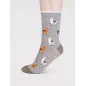 Coffret 4 paires de chaussettes en coton bio lamas et fleurs