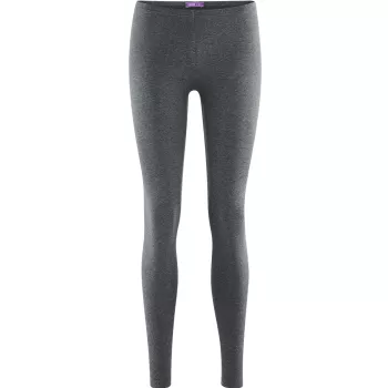 Leggings gris  éco-responsables en coton bio