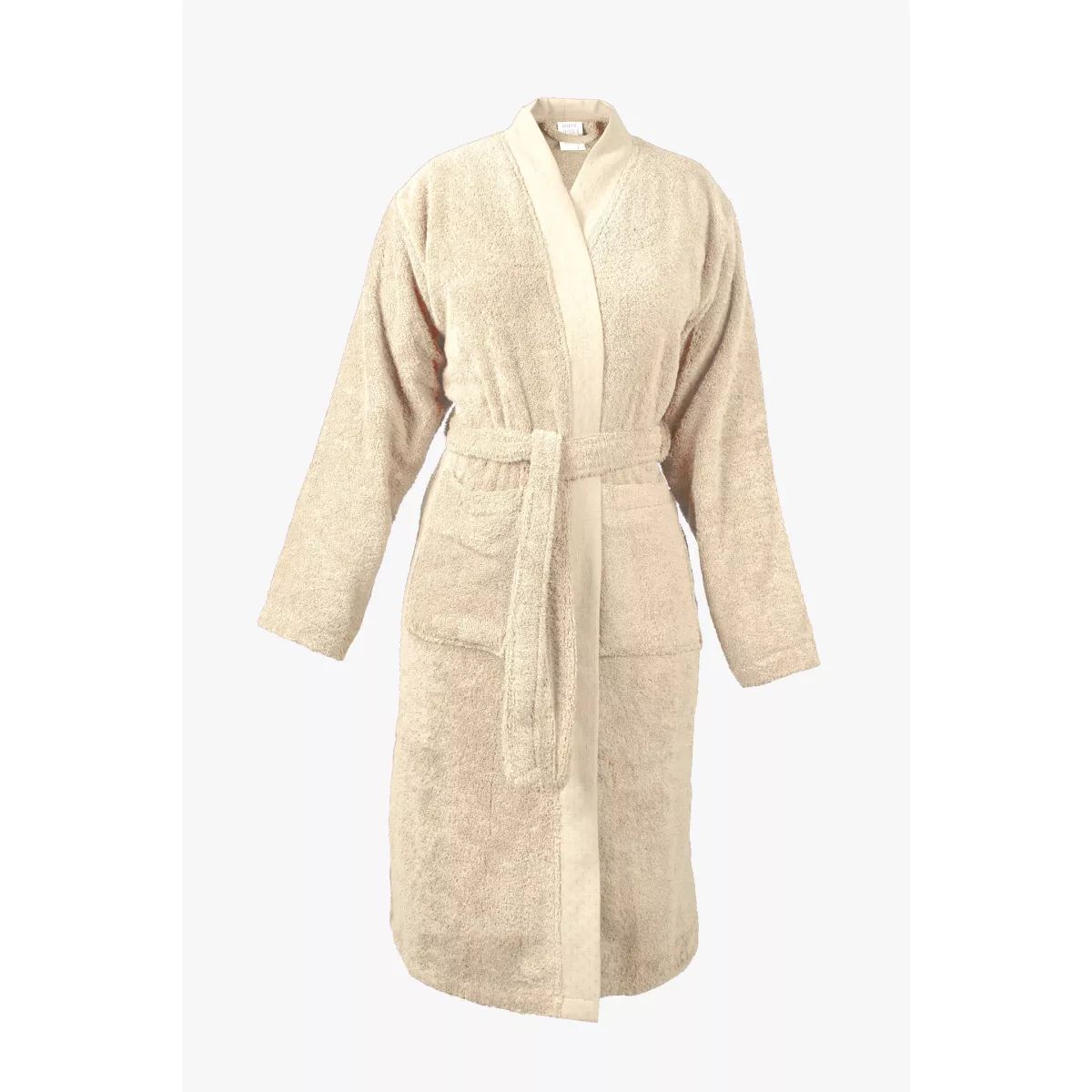 Kimono Peignoir en coton bio macadamia