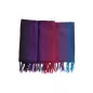 Cheche foulard violet bleu fushia