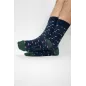 Chaussettes bleu marine motif noël