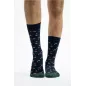 Chaussettes bleu marine motif noël