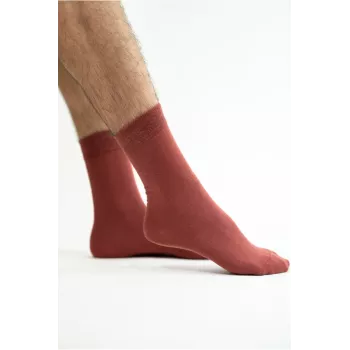 Chaussettes rouge cerise