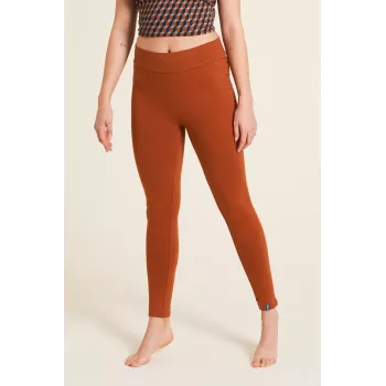 Leggings Confortables en Coton pour Femme - Style Élégant, Carame