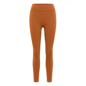 Leggings pour Femme en Coton Fin - Élégance Caramel