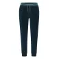 Pantalon nicki ajusté pour femme en coton bio - couleur deep water