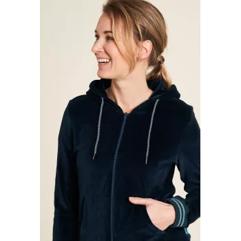 Veste Élégante pour Femme en Coton, Style Nicki - Bleu Océanique