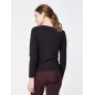 Haut élégant pour femme en bambou - coupe confortable noir