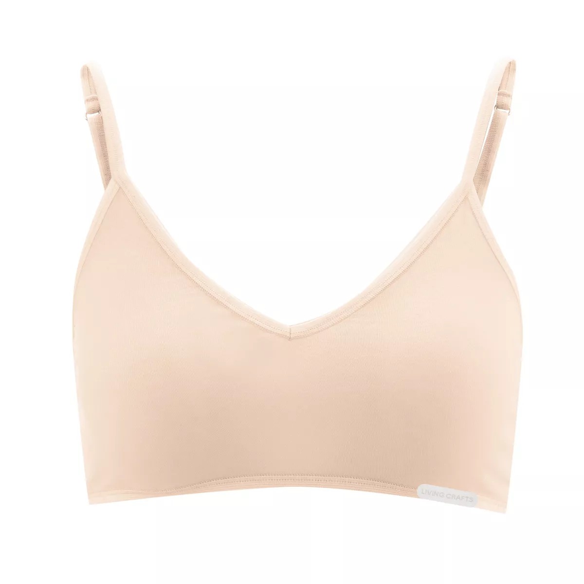 Bustier femme coton bio fines bretelles 