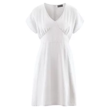 Robe élégante pour femme en chanvre  royal / smoke / hibiscus / blanc