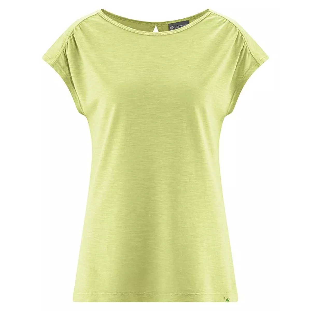 T-shirt femme en chanvre et coton bio découpé