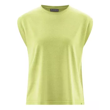T-shirt femme en chanvre et coton bio - jersey sans manches