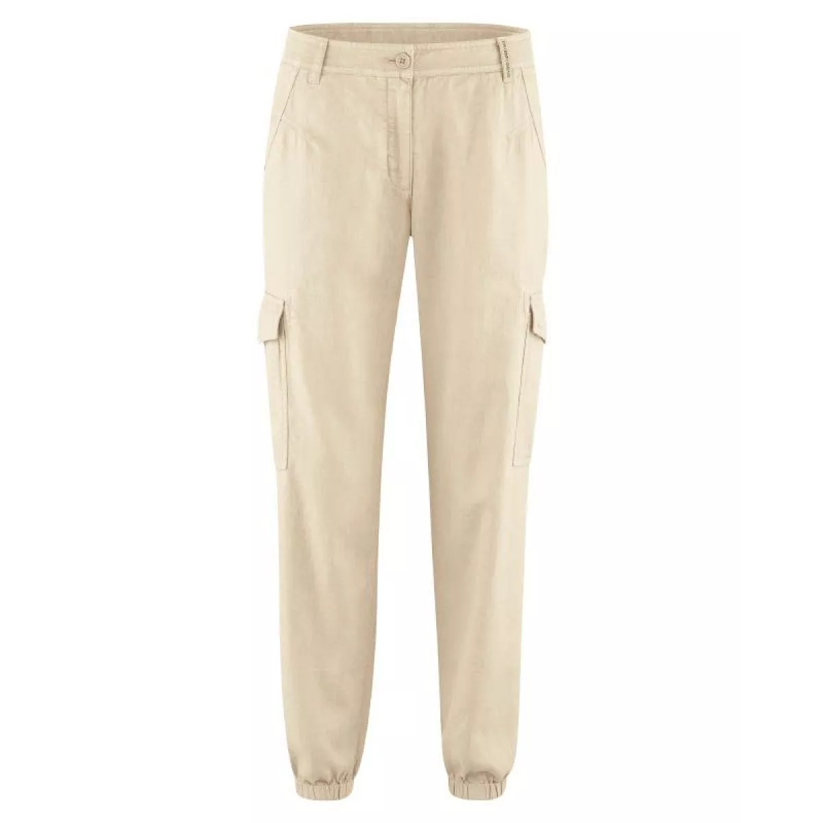 Pantalon cargo femme en chanvre et coton bio tissé