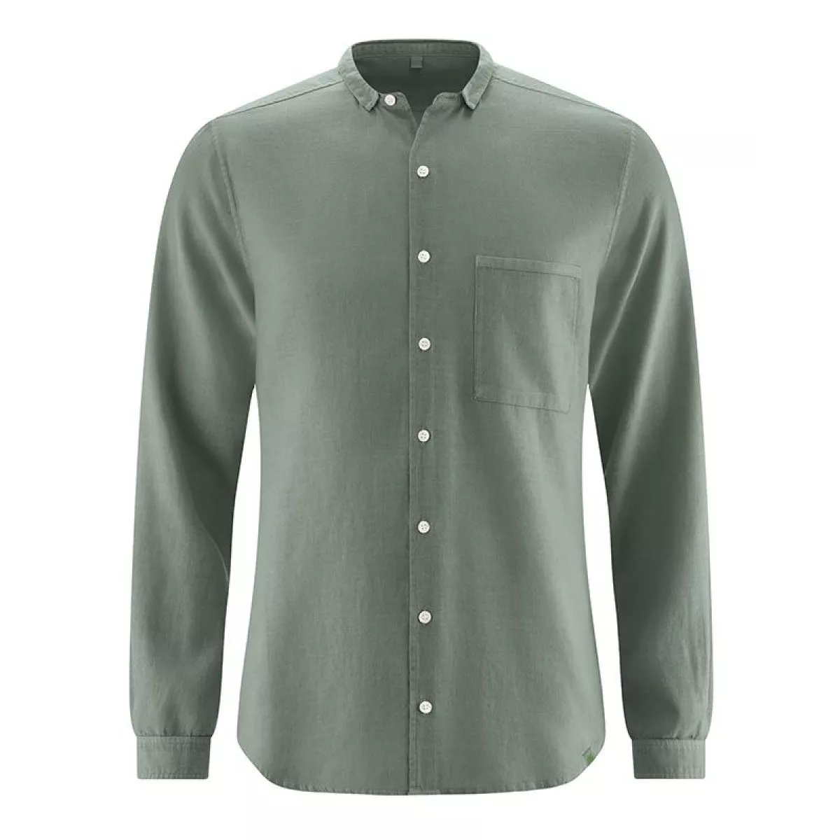 Chemise à manches longues pour homme en chanvre et coton bio