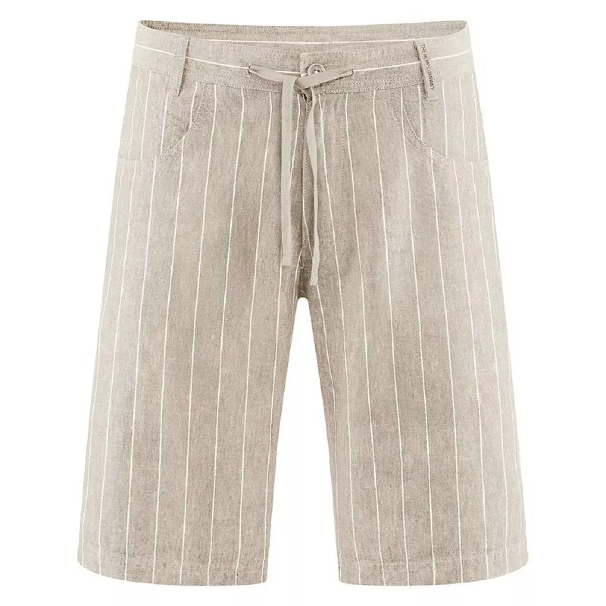 Short rayé tissé pour homme en chanvre et coton biologique