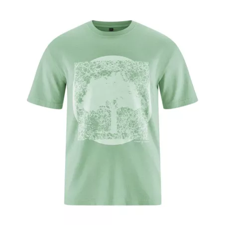 T-Shirt imprimé pour homme en chanvre et coton bio