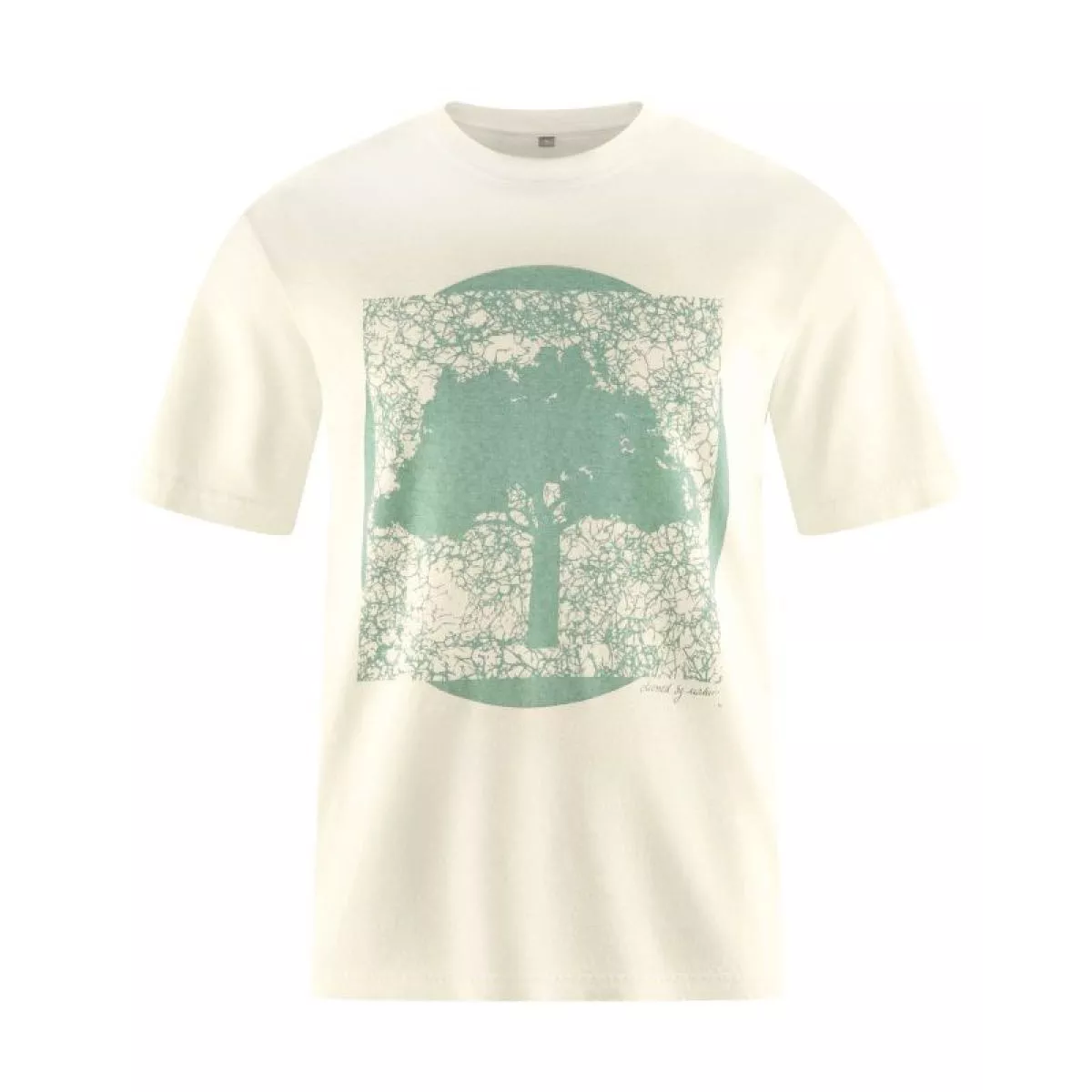 T-Shirt imprimé pour homme en chanvre et coton bio