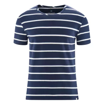 T-shirt Homme en chanvre et coton bio rayé