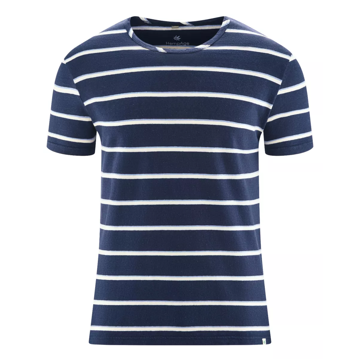 T-shirt Homme en chanvre et coton bio - motif rayé