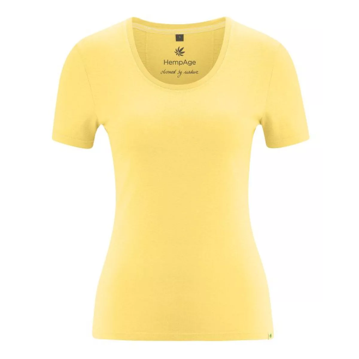 T-shirt coupe slim pour femme en chanvre et coton bio