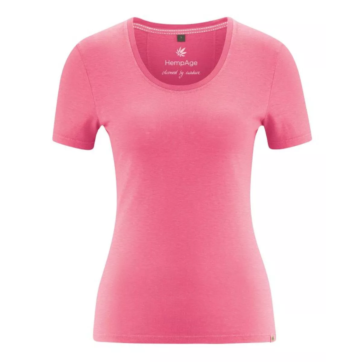 T-shirt coupe slim pour femme en chanvre et coton bio