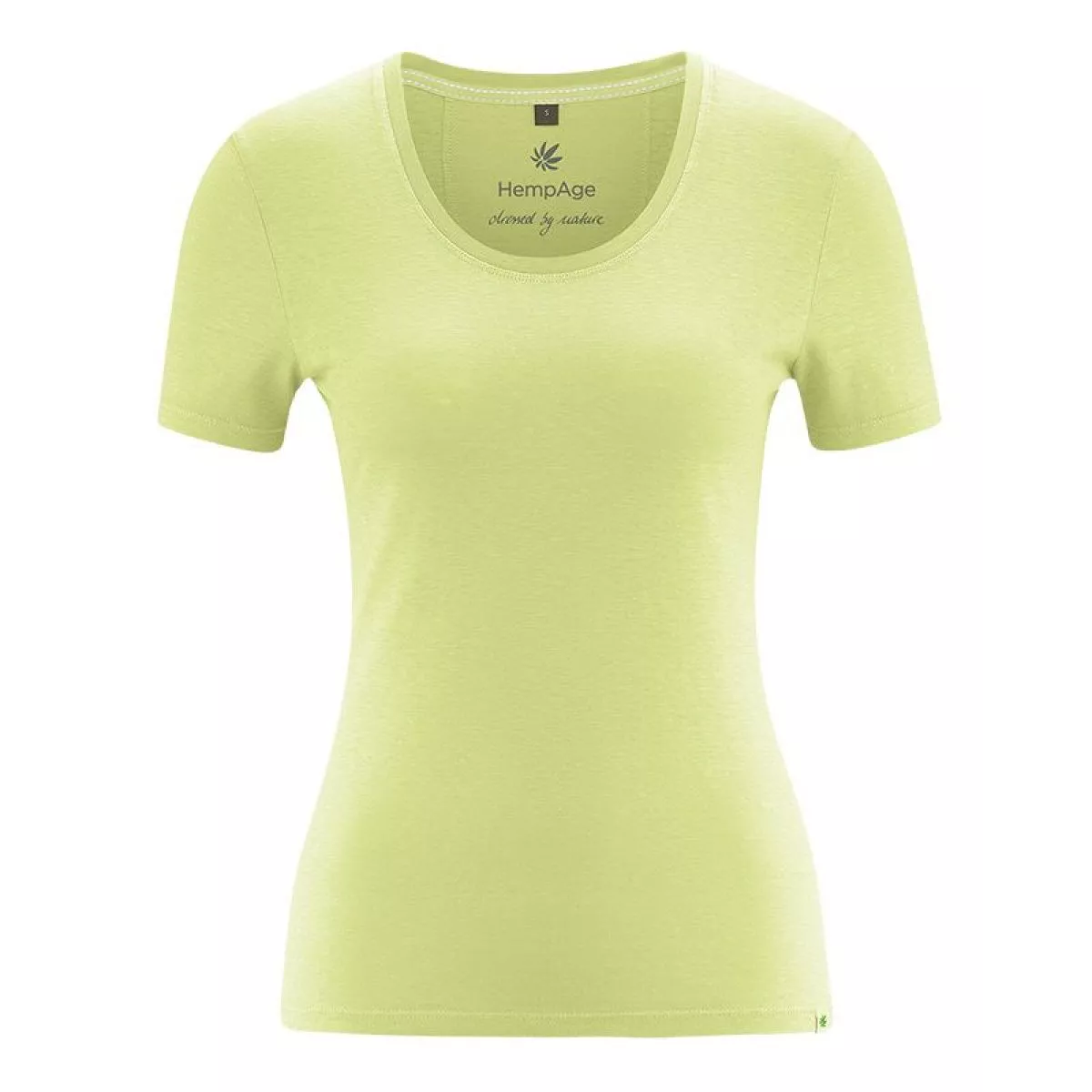 T-shirt coupe slim pour femme en chanvre et coton bio