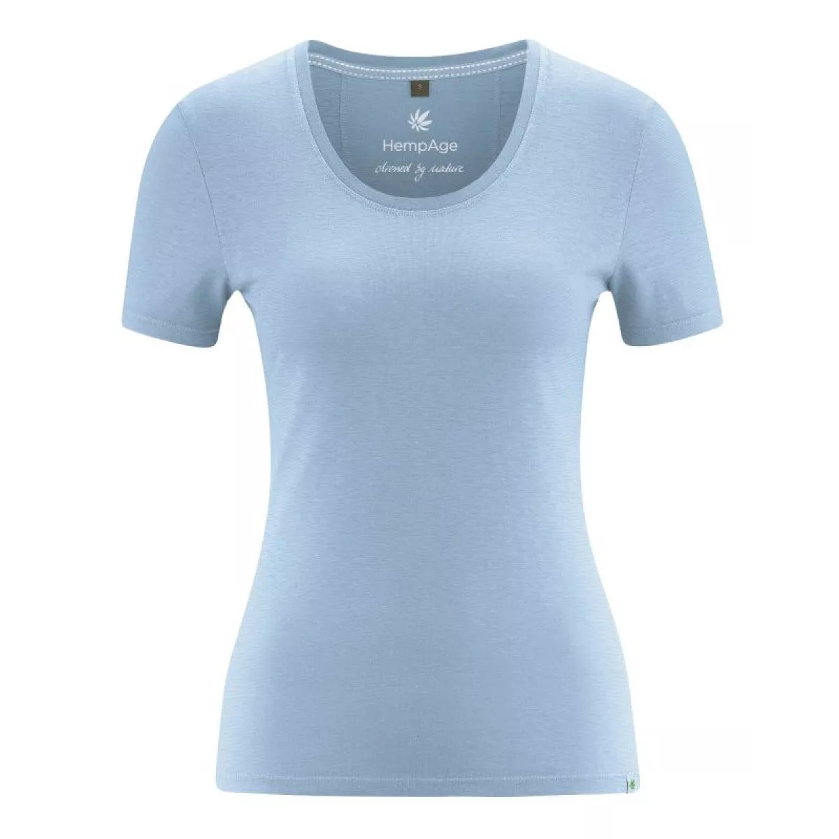 T-shirt coupe slim pour femme en chanvre et coton bio