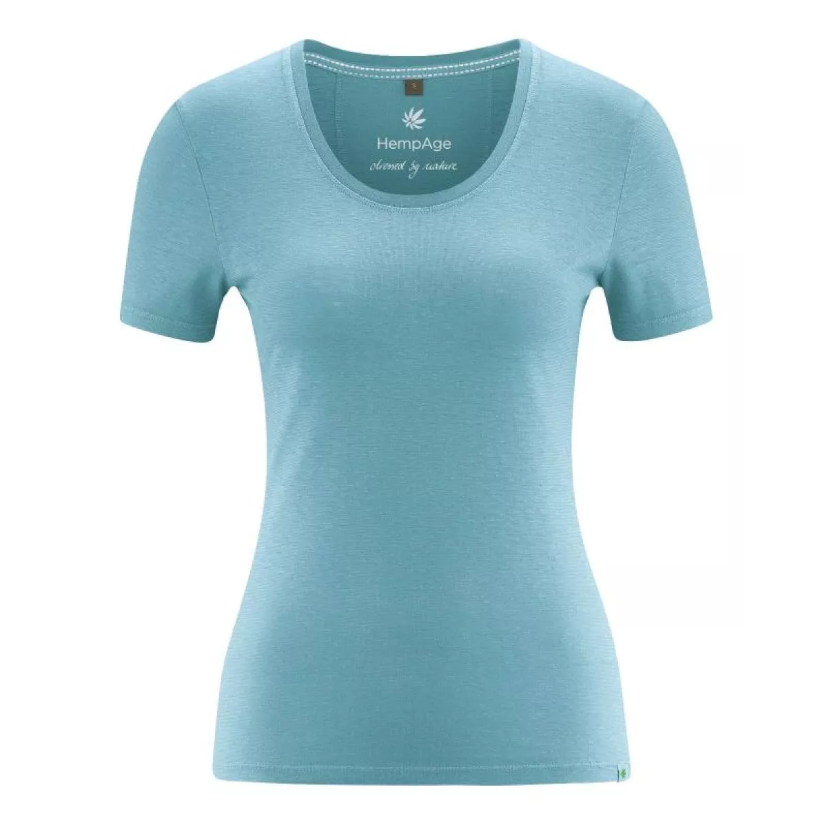 T-shirt coupe slim pour femme en chanvre et coton bio