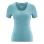 T-shirt coupe slim pour femme en chanvre et coton bio