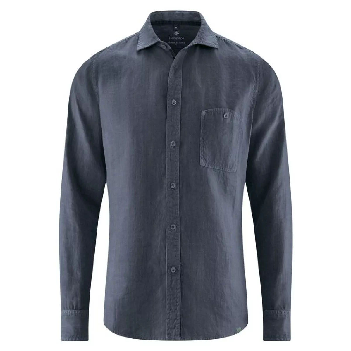 Chemise homme élégante en 100% chanvre tissée