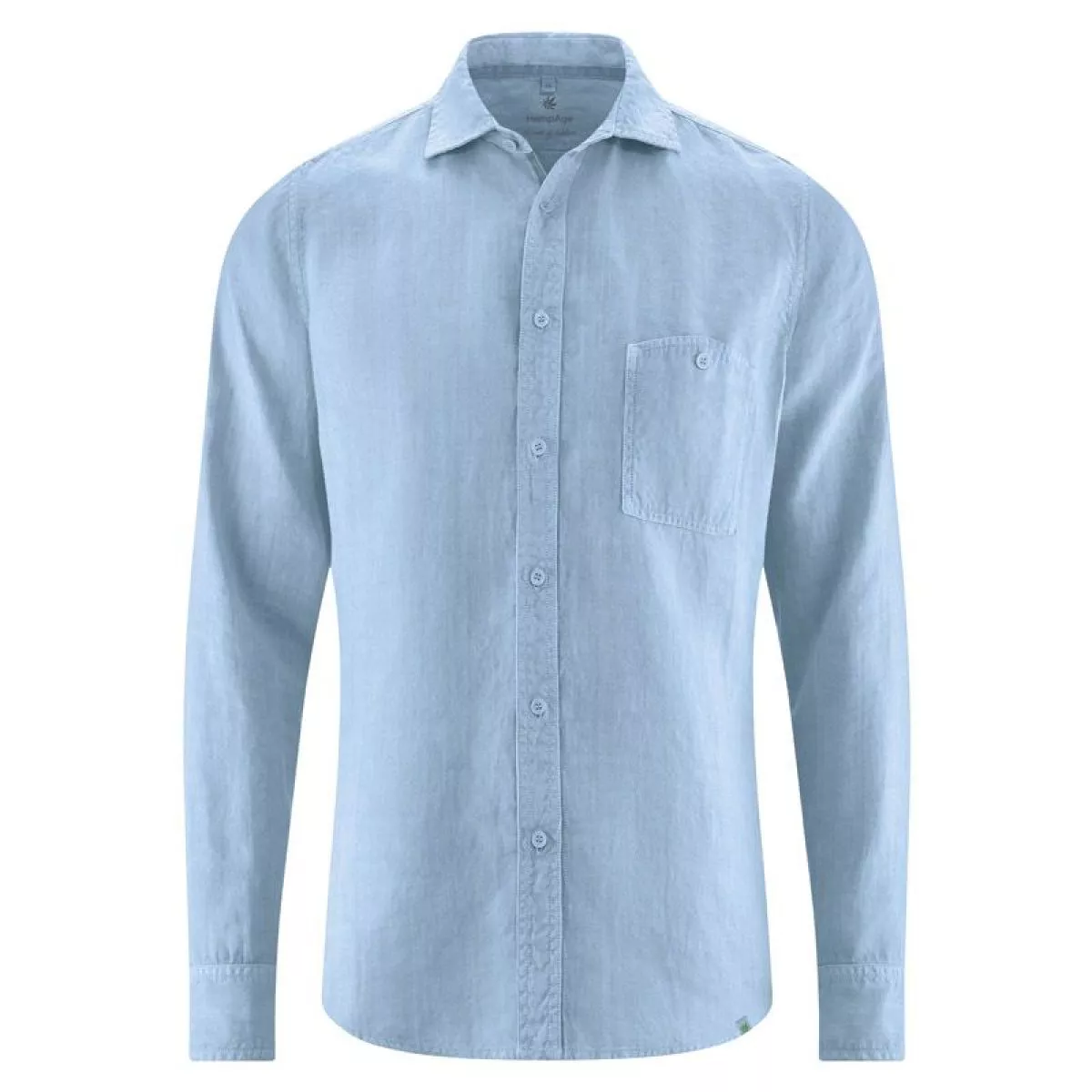 Chemise homme élégante en 100% chanvre tissée