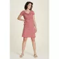 Robe femme en jersey extensible avec col cascade