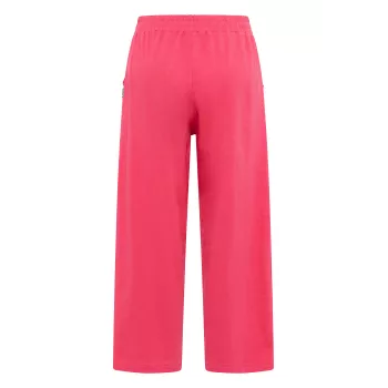 Pantalon ample pour femme rouge sorbet