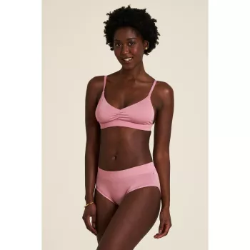 Slip confortable femme en tencel confort maximal pink 4