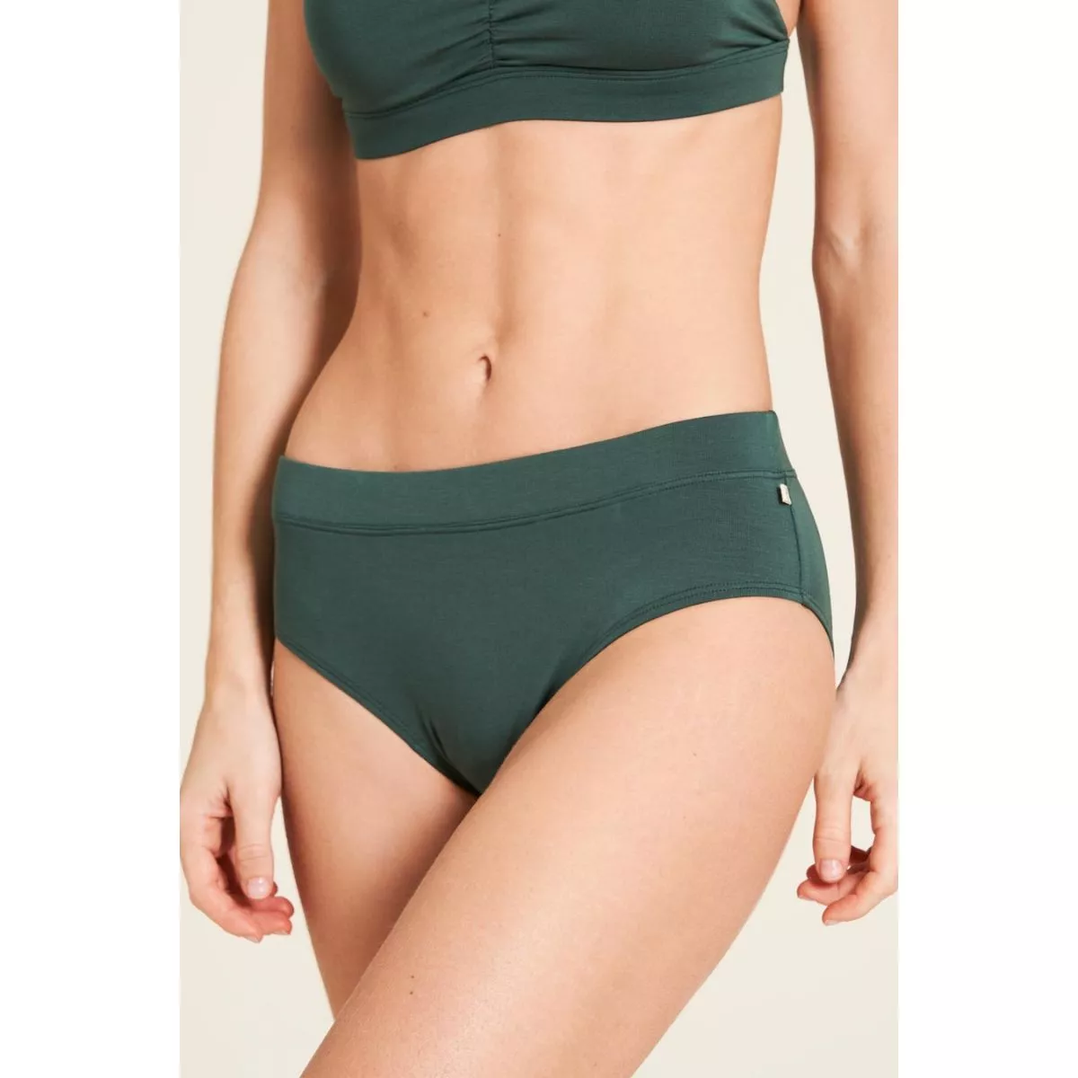 Slip confortable femme en tencel confort maximal green 2