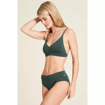 Slip confortable femme en tencel confort maximal green 4